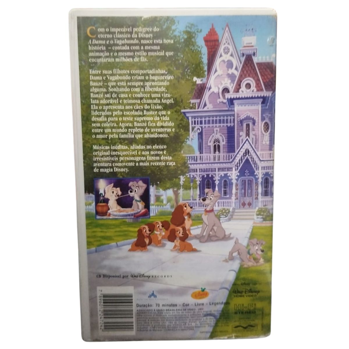 VHS - Lady and the Tramp 2 - Legendado (usado) - Imagem 5
