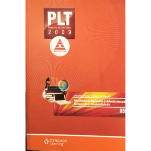 Livro - PLT 056 - Matemática aplicada à administração  - Afrânio Murolo (Usado)