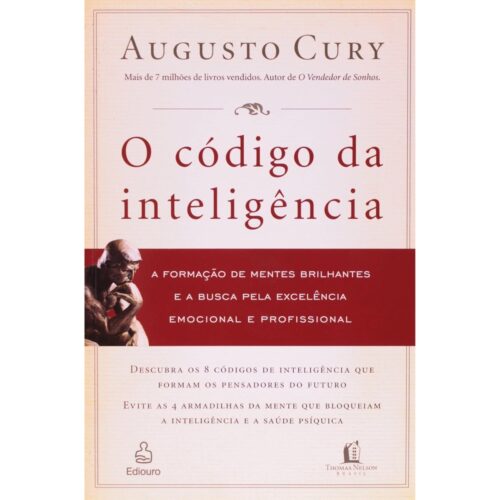 Livro - O Código da Inteligência - Ed. Econômica -  Augusto Cury (Usado)