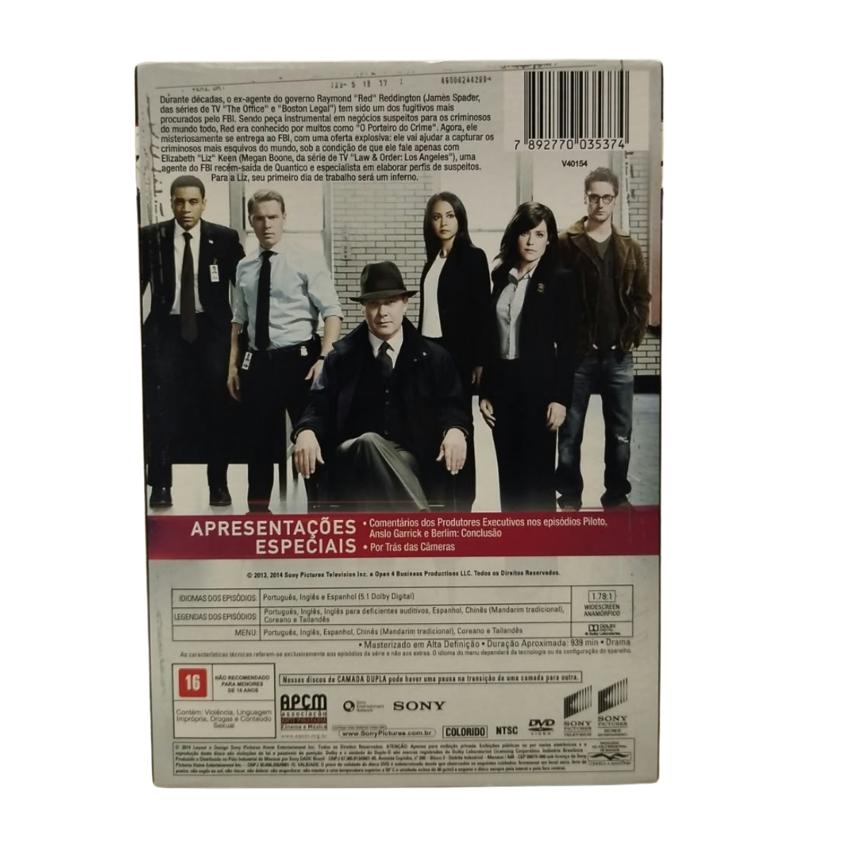 DVD BOX - The Blacklist - Temporada 1 (seminovo) - Imagem 4