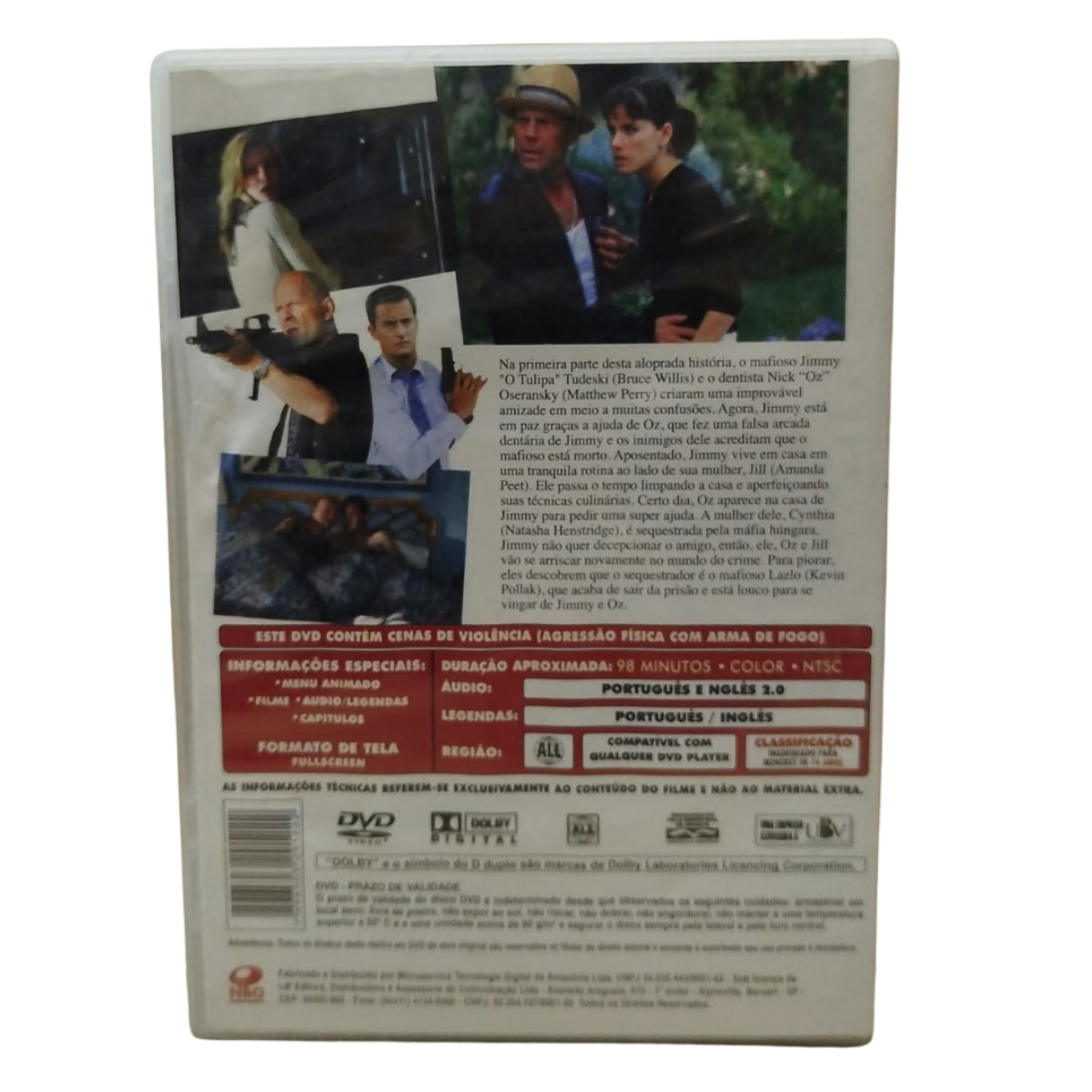 DVD - Meu vizinho mafioso 2 (usado) - Imagem 3