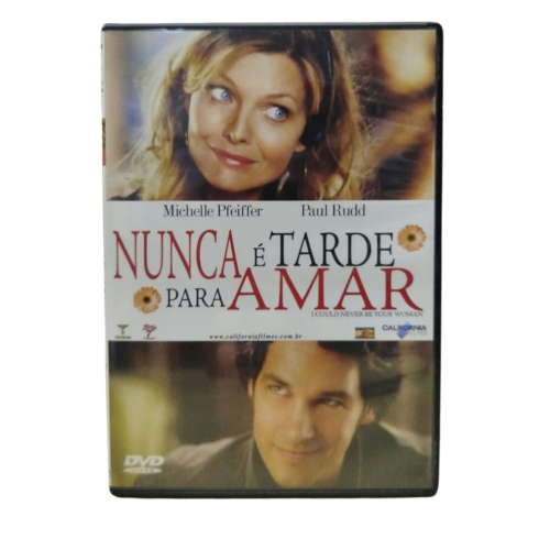 DVD - Nunca é tarde para amar (seminovo)