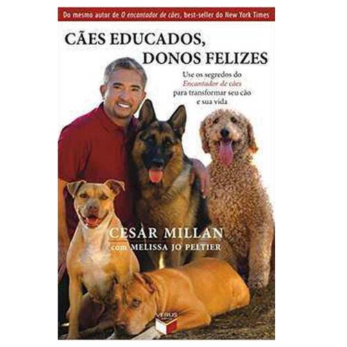 Livro - Cães Educados donos Felizes - Cesar Millan (Usado)
