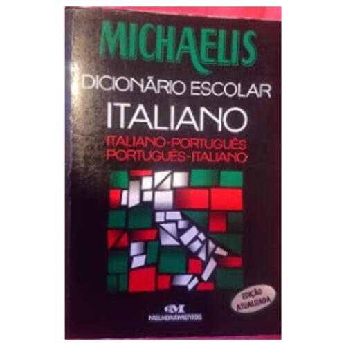 Livro - Dicionário Escolar Italiano - MIchaelis (Usado)